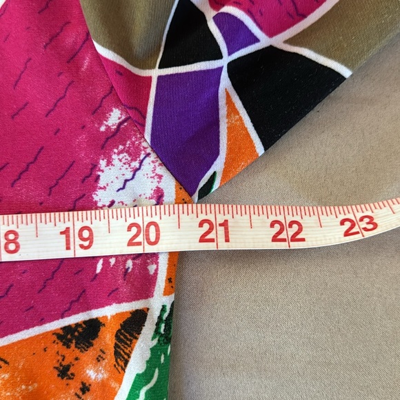 LUCKY BRAND. Colorful Top, embellished w/ Rhinestones. Size L. - Picture 10 of 11